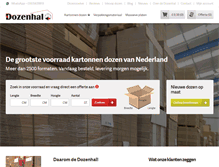 Tablet Screenshot of dozenmarkt.nl